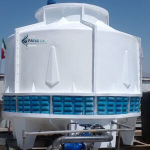 برج خنک کننده فایبرگلاس مدور 120تن